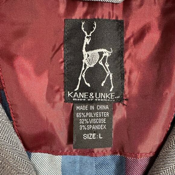 Kane & Unke Jacket Mens Large Lightweight Military Style Hooded Packable Jacket - Picture 7 of 10